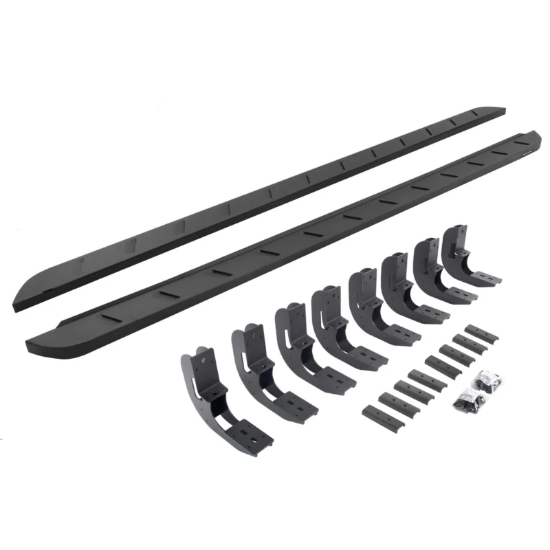 Go Rhino 63404887SPC - RB10 Running Boards, Black, Galvanized Steel