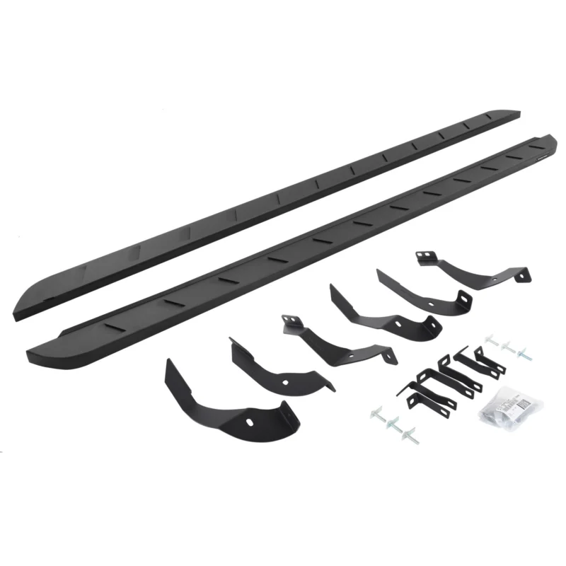 Go Rhino 63405187SPC - RB10 Running Boards, Black, Galvanized Steel