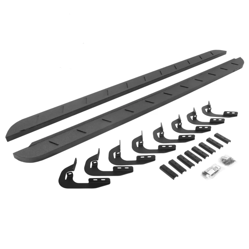 Go Rhino 63405880ST - RB10 Running Boards, Black, Protective Bedliner coating