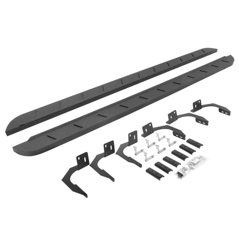 Go Rhino 63410687ST - RB10 Running Boards, Black, Protective Bedliner coating