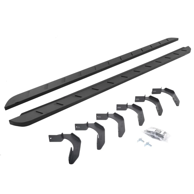 Go Rhino 63412680SPC - RB10 Running Boards, Black, Galvanized Steel
