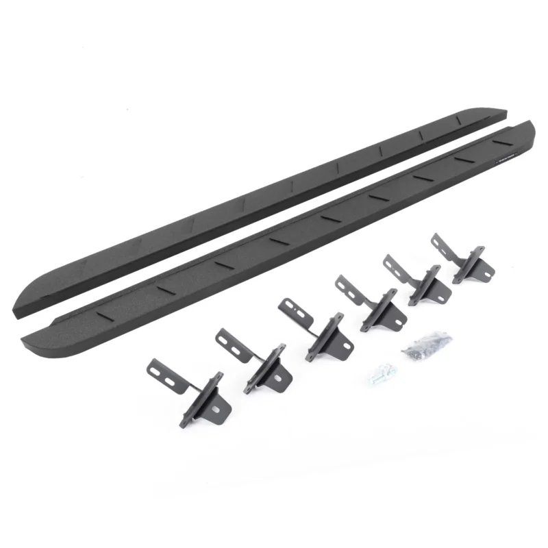 Go Rhino 63412973ST - RB10 Running Boards, Black, Protective Bedliner coating