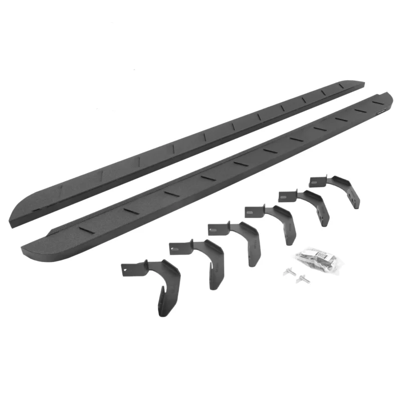 Go Rhino 63415087ST - RB10 Running Boards, Black, Protective Bedliner coating