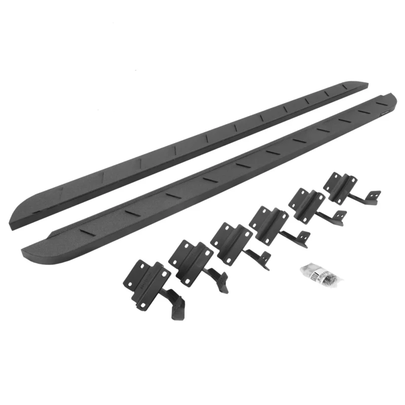 Go Rhino 63415587ST - RB10 Running Boards, Black, Protective Bedliner coating