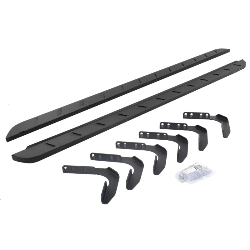 Go Rhino 63417680SPC - RB10 Running Boards, Black, Galvanized Steel