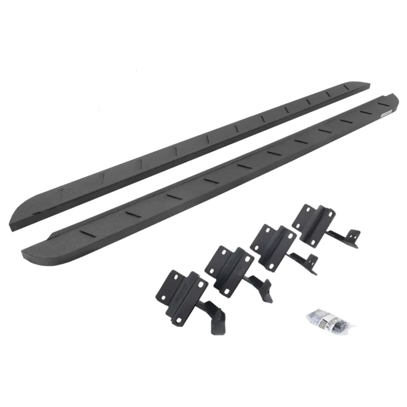Go Rhino 63417780ST - RB10 Running Boards, Black, Protective Bedliner coating