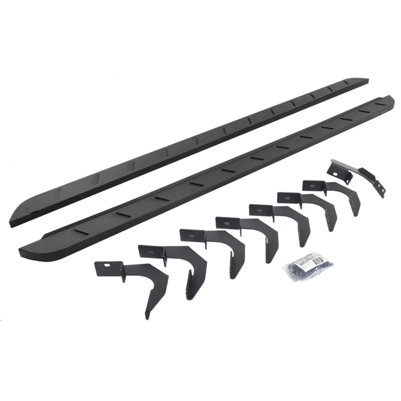 Go Rhino 63423580SPC - RB10 Running Boards, Black, Galvanized Steel