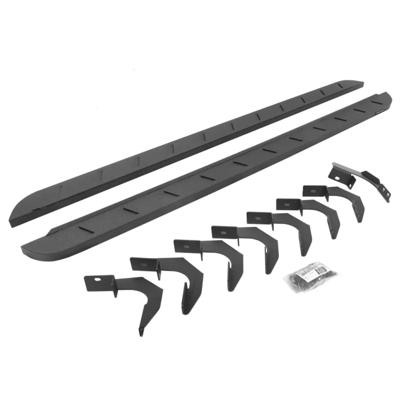 Go Rhino 63423580ST - RB10 Running Boards, Black, Protective Bedliner coating