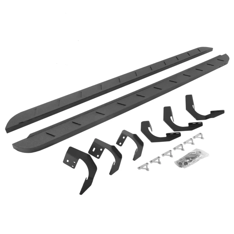 Go Rhino 63429980ST - RB10 Running Boards, Black, Protective Bedliner coating