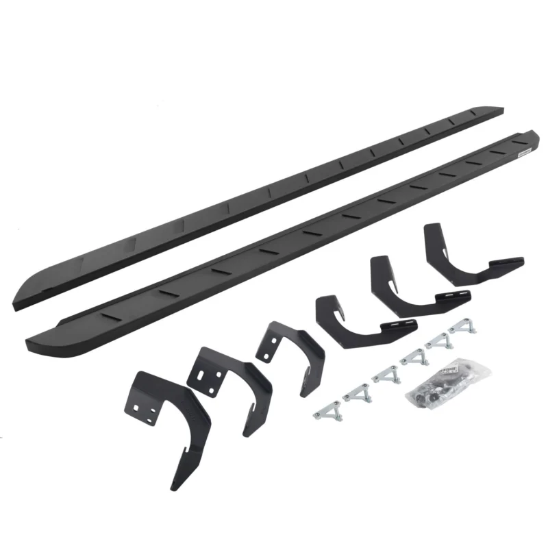 Go Rhino 63430680SPC - RB10 Running Boards, Black, Galvanized Steel