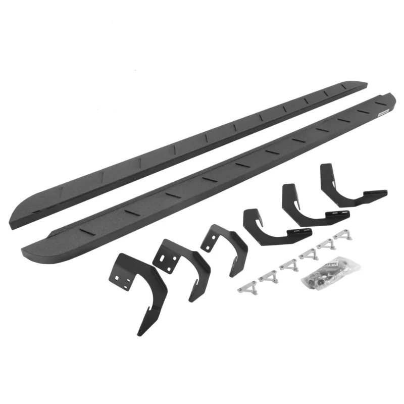Go Rhino 63430680ST - RB10 Running Boards, Black, Protective Bedliner coating