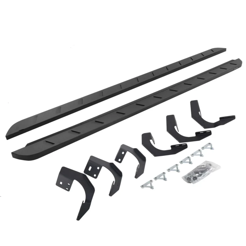 Go Rhino 63430687SPC - RB10 Running Boards, Black, Galvanized Steel
