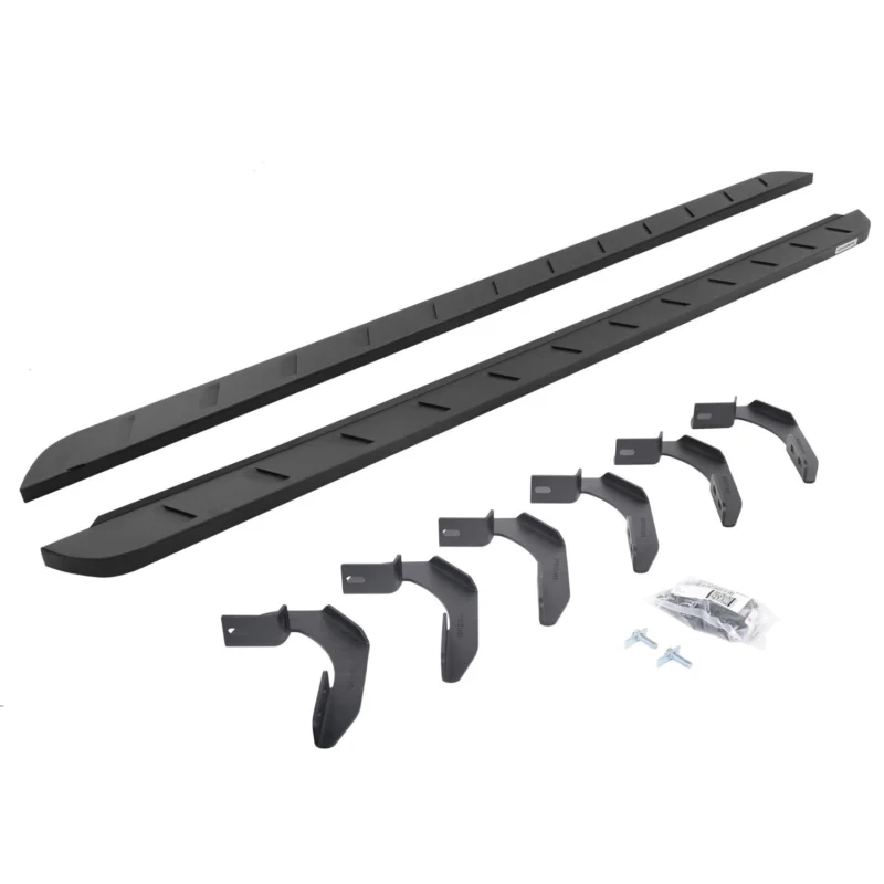 Go Rhino 63434668SPC - RB10 Running Boards, Black, Galvanized Steel