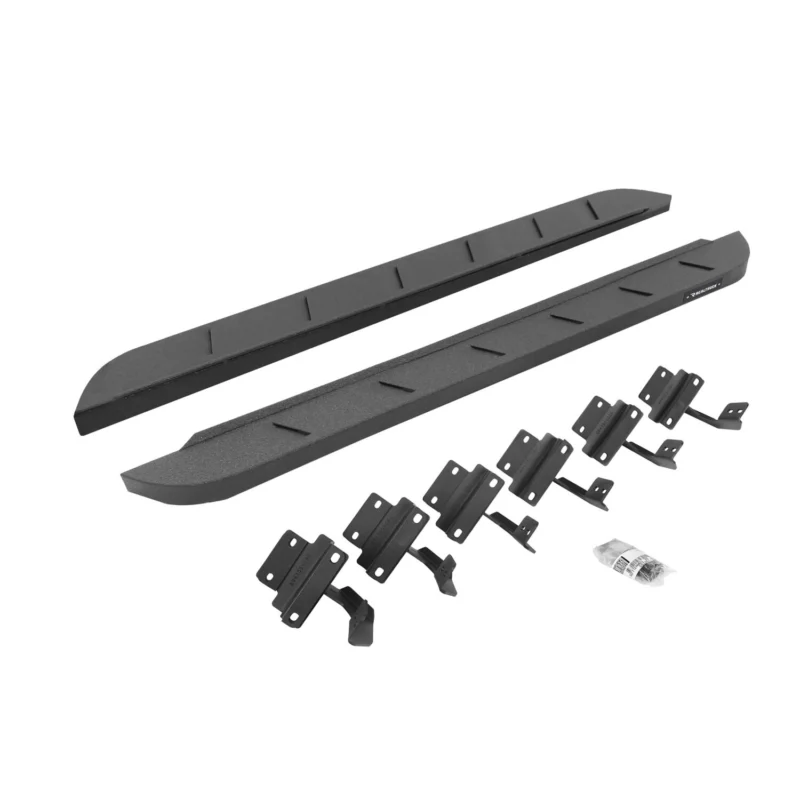 Go Rhino 634417348ST - RB10 Running Boards, Black, Protective Bedliner coating