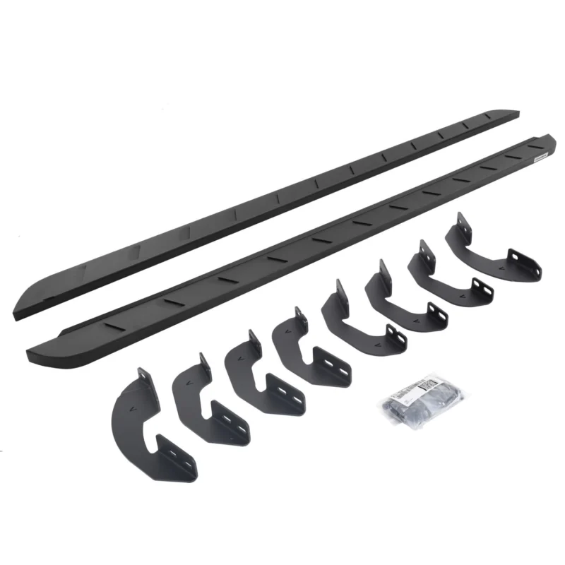Go Rhino 63443580SPC - RB10 Running Boards, Black, Galvanized Steel