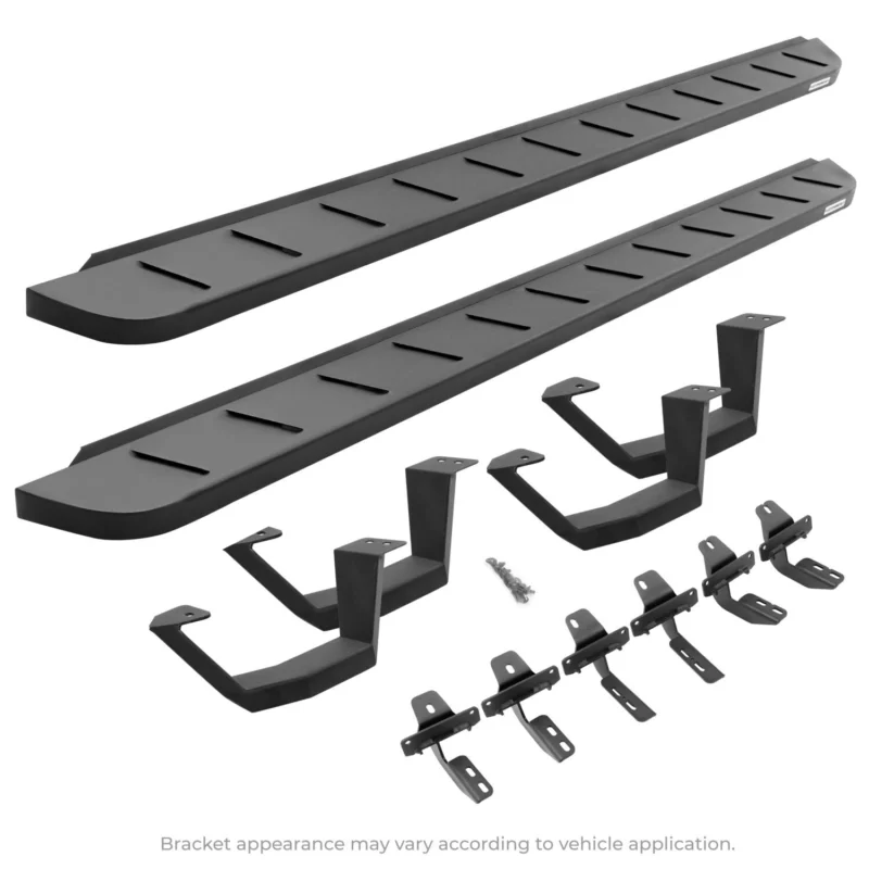 Go Rhino 6344397320PC - RB10 Running Boards, Black, Galvanized Steel