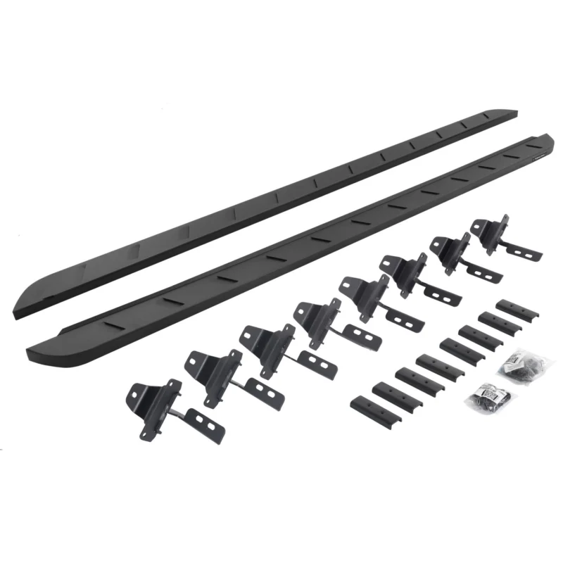 Go Rhino 63451687SPC - RB10 Running Boards, Black, Galvanized Steel