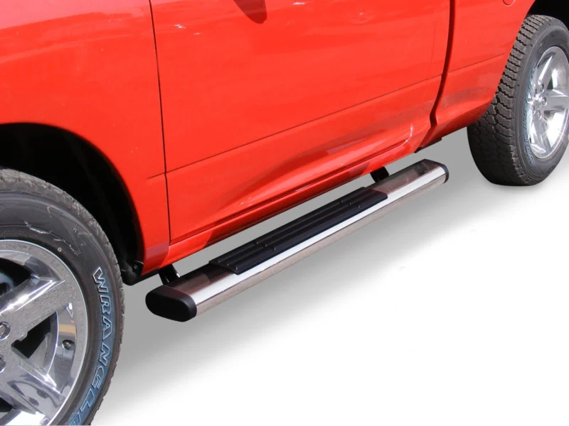 Go Rhino 660052PS - Running Boards & Steps, Silver, Polished Stainless Steel
