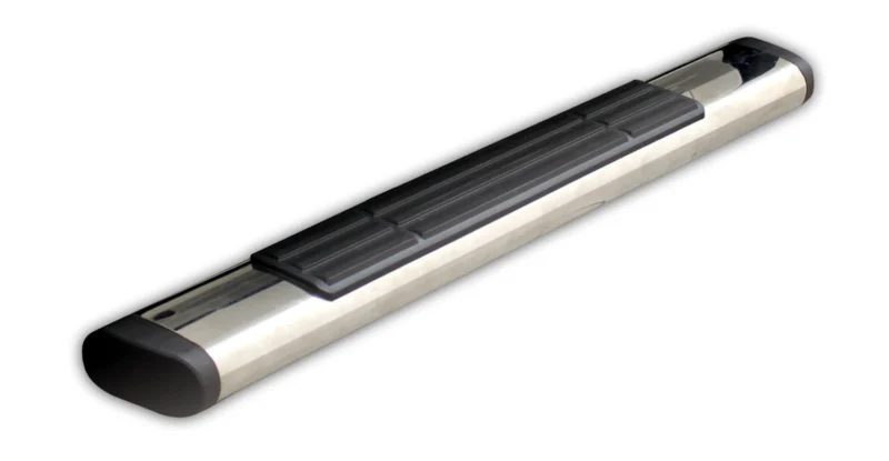 Go Rhino 660057PS - Running Boards & Steps, Silver, Polished Stainless Steel