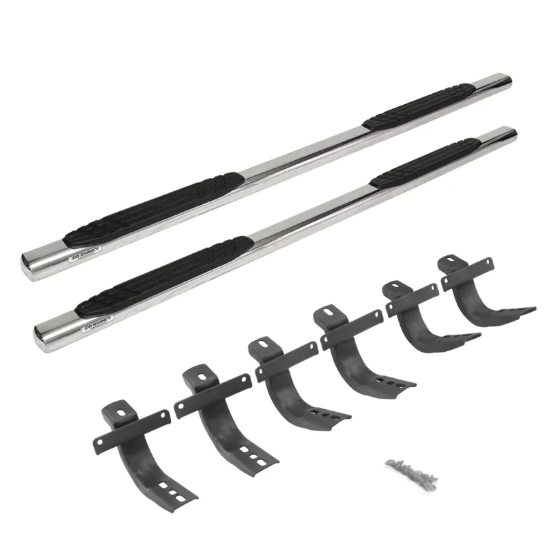 Go Rhino 684412971PS - Running Boards & Steps, Silver, Polished