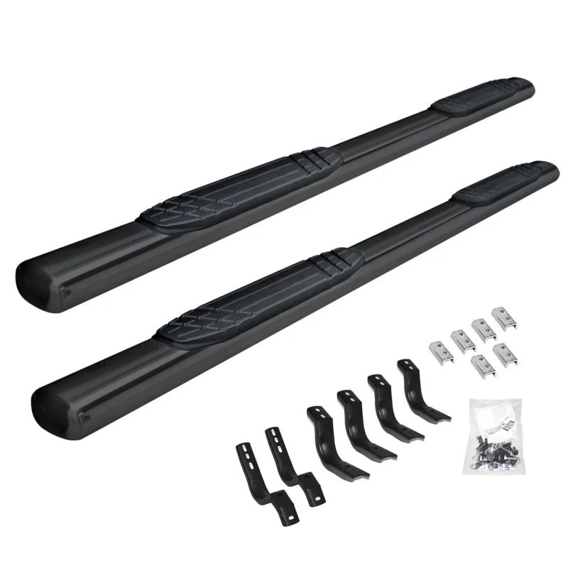 Go Rhino 684412971T - Running Boards & Steps, Black, Powder Coated