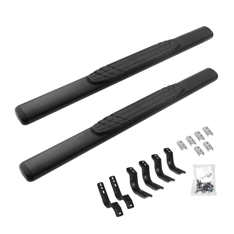 Go Rhino 684415552T - Running Boards & Steps, Black, Powder Coated