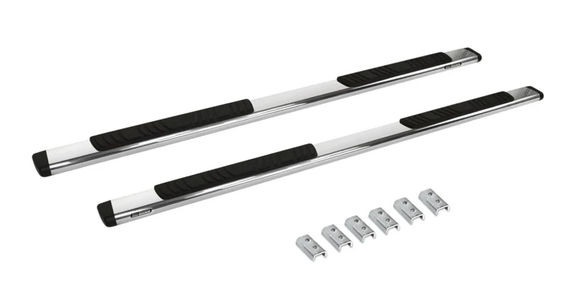 Go Rhino 685404780PS - Running Boards & Steps, Silver, Polished