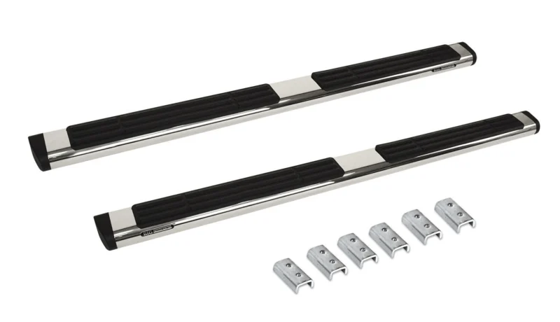 Go Rhino 686036880PS - Running Boards & Steps, Silver, Polished
