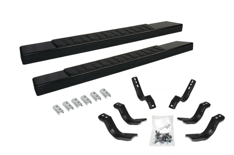 Go Rhino 6862403580T - Running Boards & Steps, Black, Powder Coated