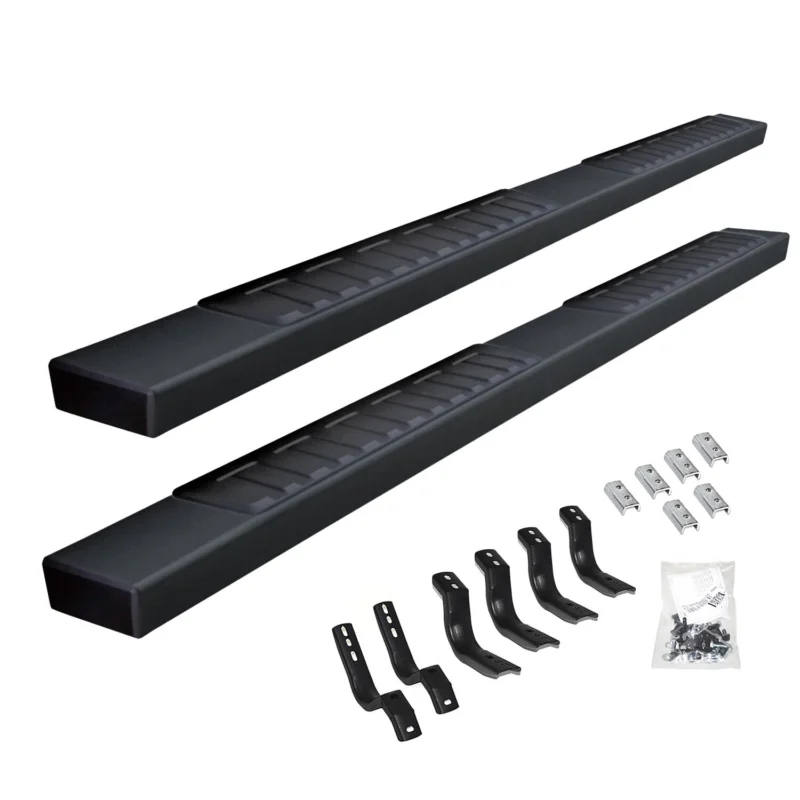 Go Rhino 6862443587T - Running Boards & Steps, Black, Powder Coated