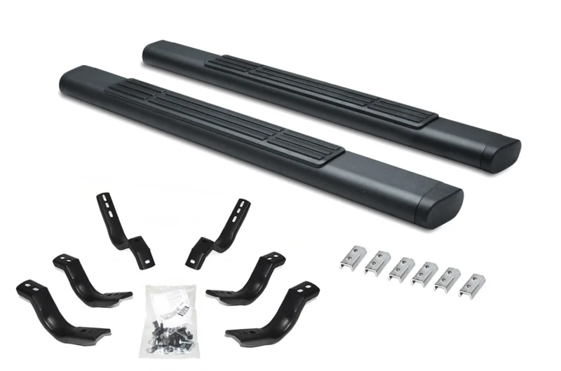 Go Rhino 686404552T - Running Boards & Steps, Black, Powder Coated