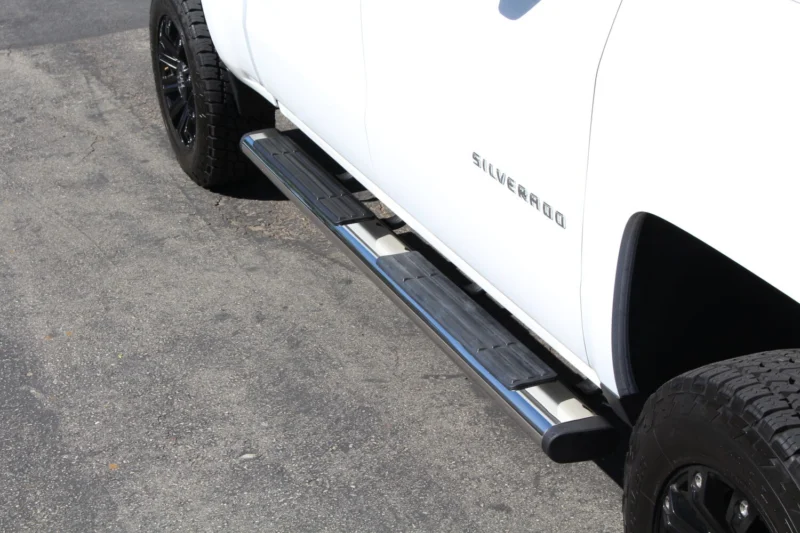 Go Rhino 686404680PS - Running Boards & Steps, Silver, Polished