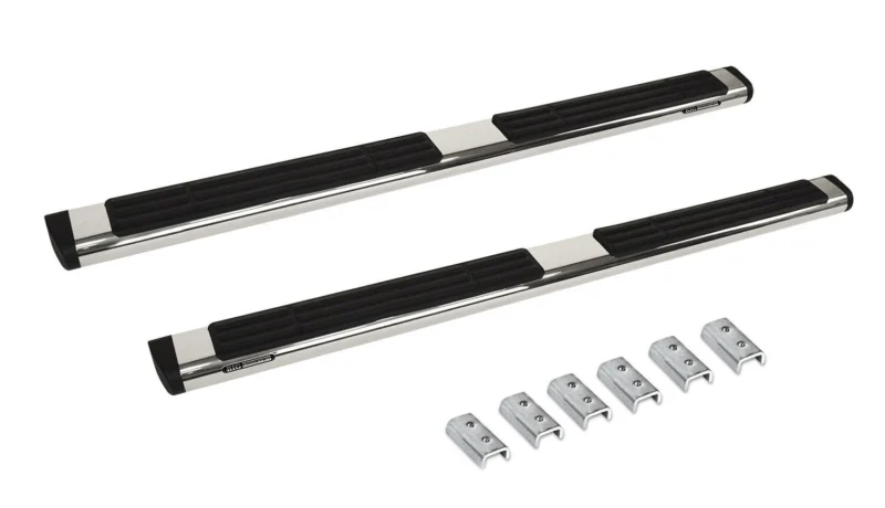 Go Rhino 686409987PS - Running Boards & Steps, Silver, Polished