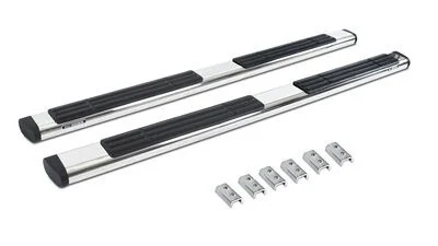 Go Rhino 686415580PS - Running Boards & Steps, Silver, Polished