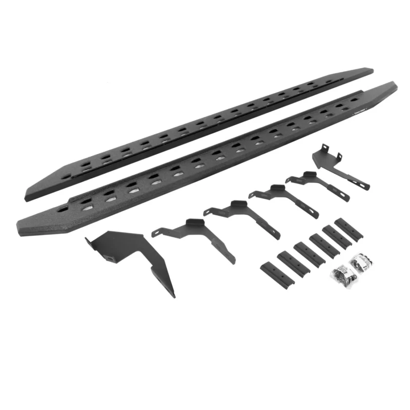 Go Rhino 69036880ST - RB20 Running Boards, Black, Protective Bedliner coating