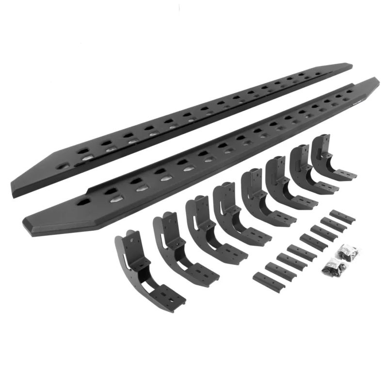 Go Rhino 69404887SPC - RB20 Running Boards, Black, Galvanized Steel