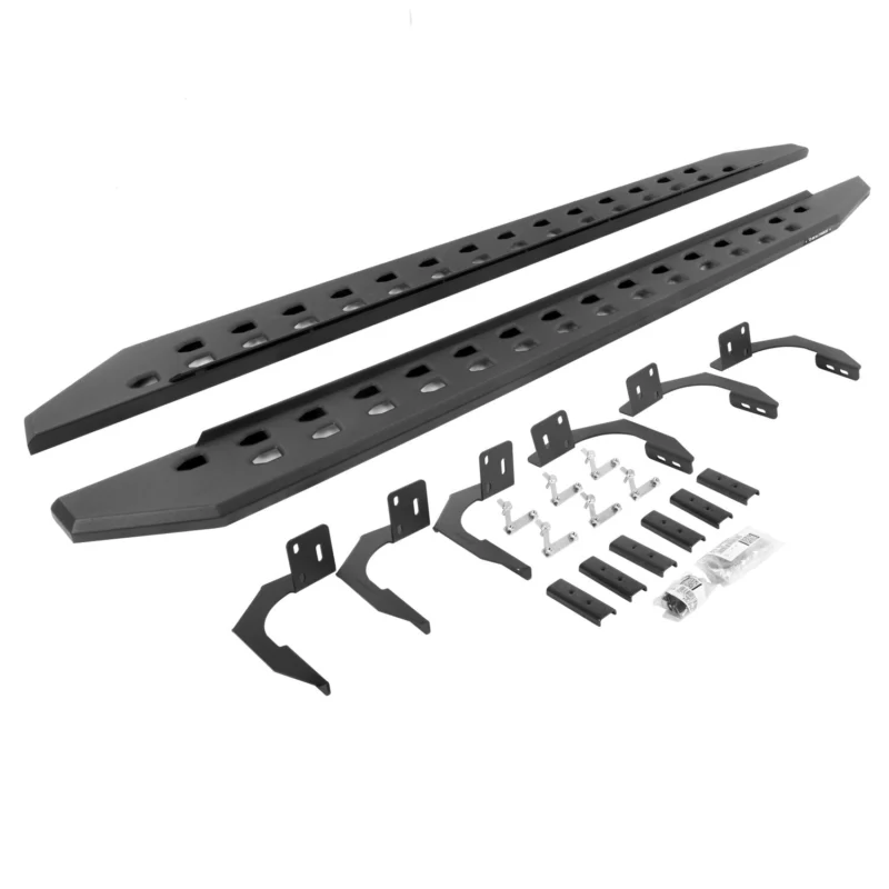 Go Rhino 69409980SPC - RB20 Running Boards, Black, Galvanized Steel