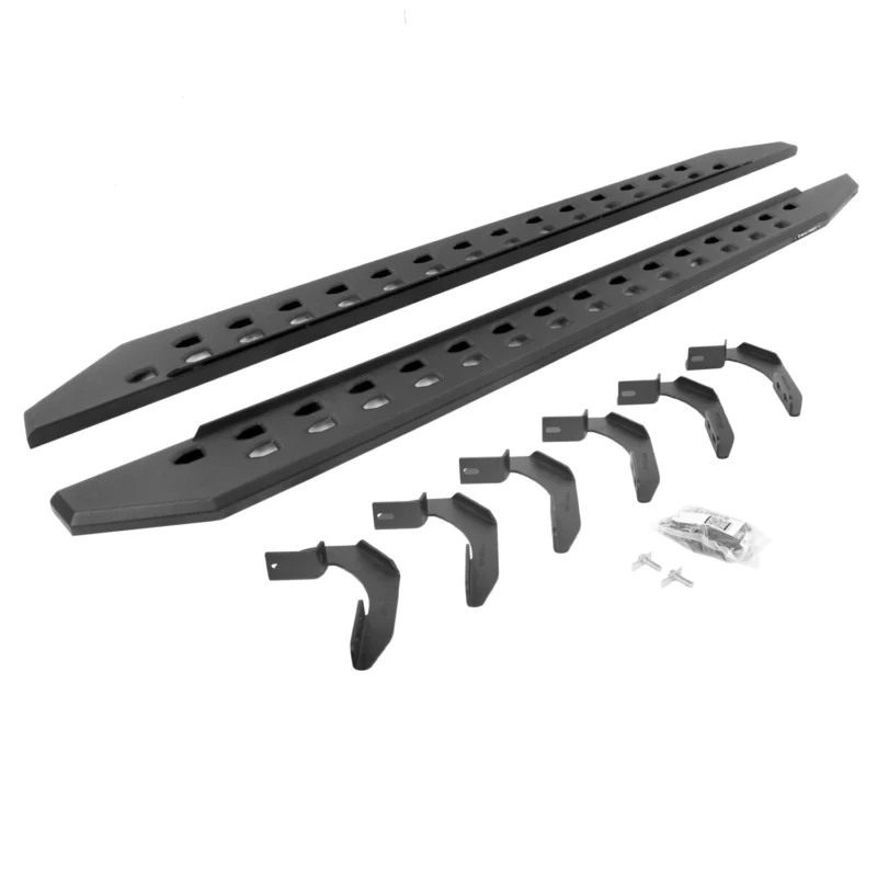 Go Rhino 69412680SPC - RB20 Running Boards, Black, Galvanized Steel