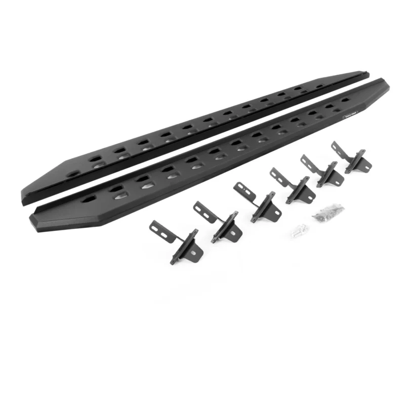 Go Rhino 69412973SPC - RB20 Running Boards, Black, Galvanized Steel