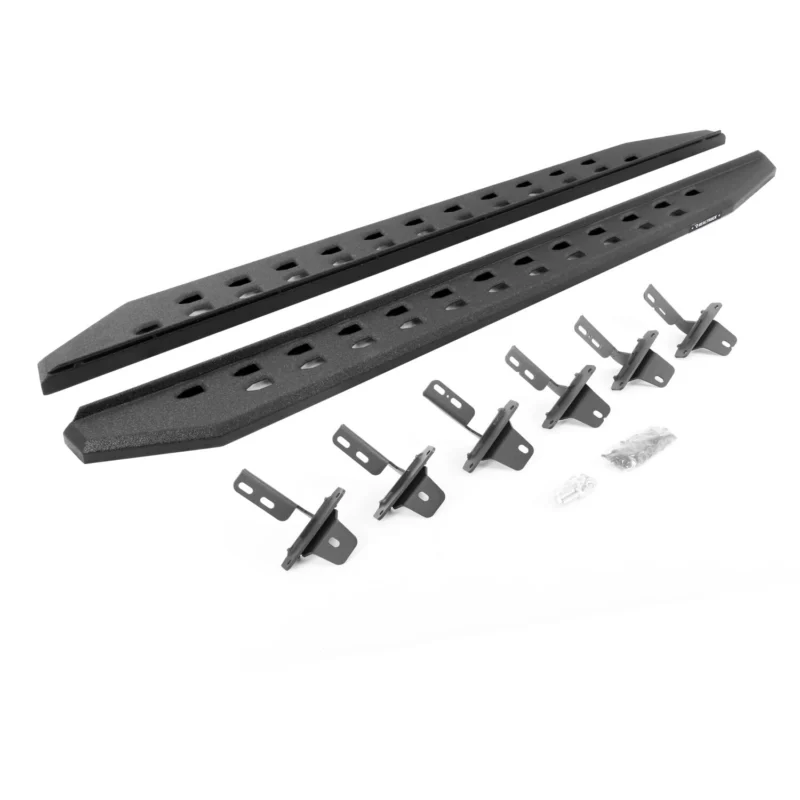 Go Rhino 69412973ST - RB20 Running Boards, Black, Protective Bedliner coating