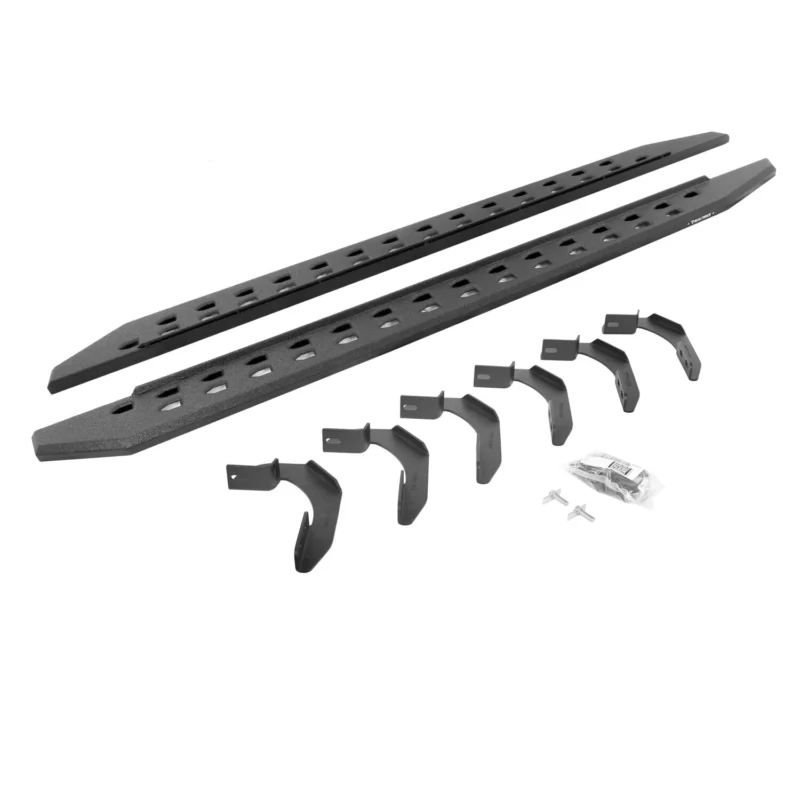 Go Rhino 69415087ST - RB20 Running Boards, Black, Protective Bedliner coating