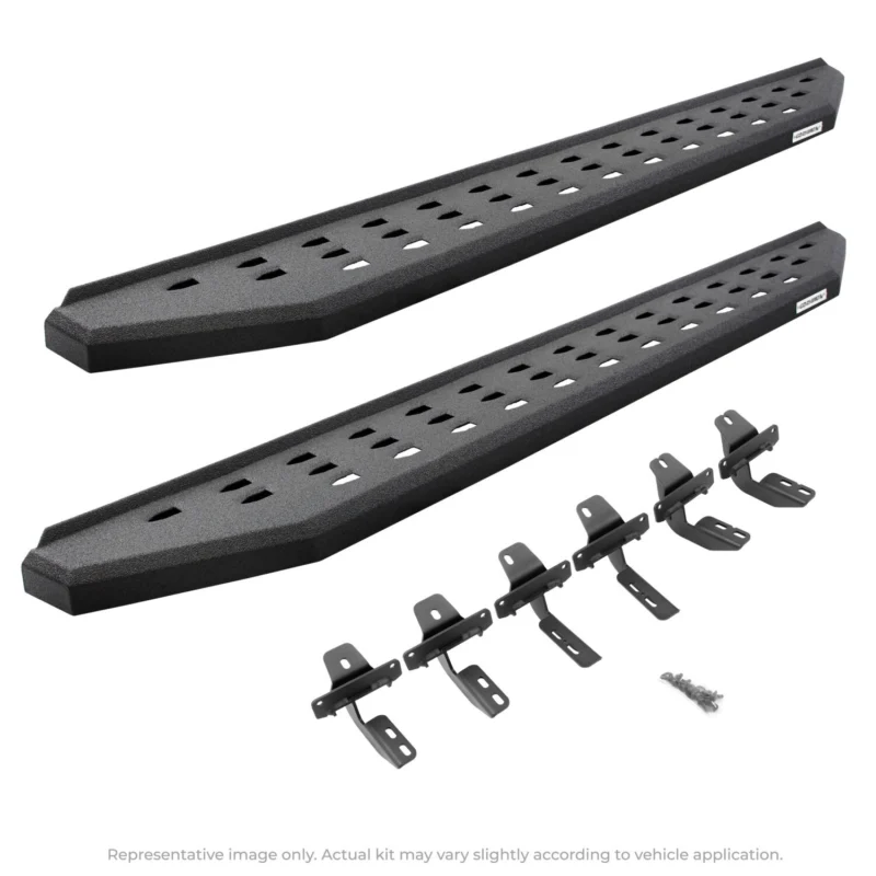 Go Rhino 69415087T - RB20 Running Boards, Black, Powder Coated