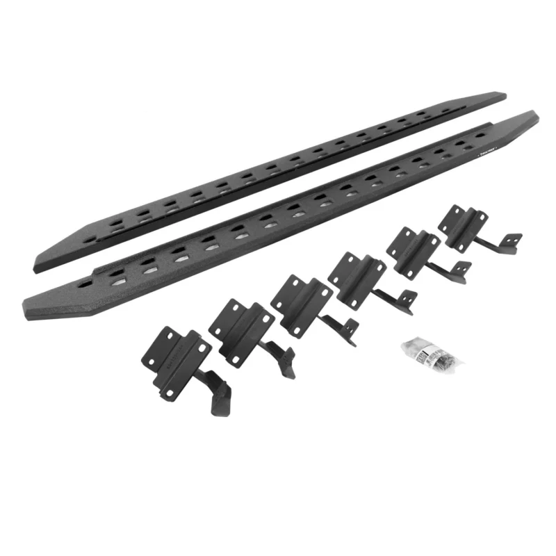 Go Rhino 69415587ST - RB20 Running Boards, Black, Protective Bedliner coating