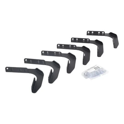 Go Rhino 6941765 - RB Mounting Brckts, Black, RB20