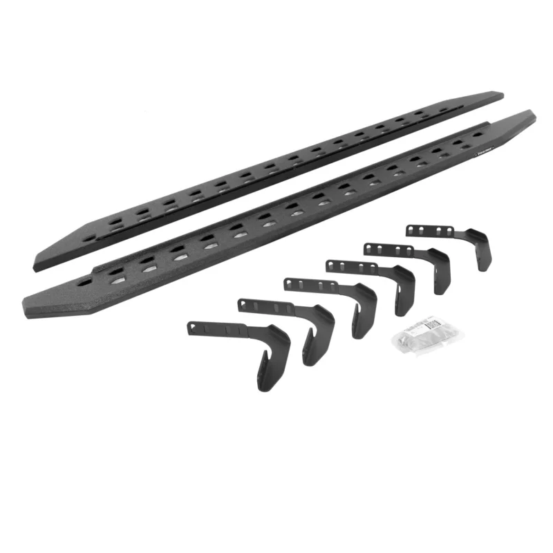 Go Rhino 69418087ST - RB20 Running Boards, Black, Protective Bedliner coating