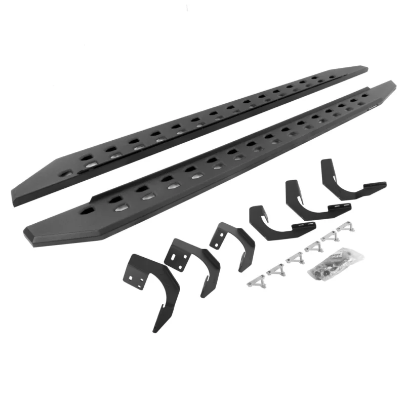 Go Rhino 69429980SPC - RB20 Running Boards, Black, Galvanized Steel