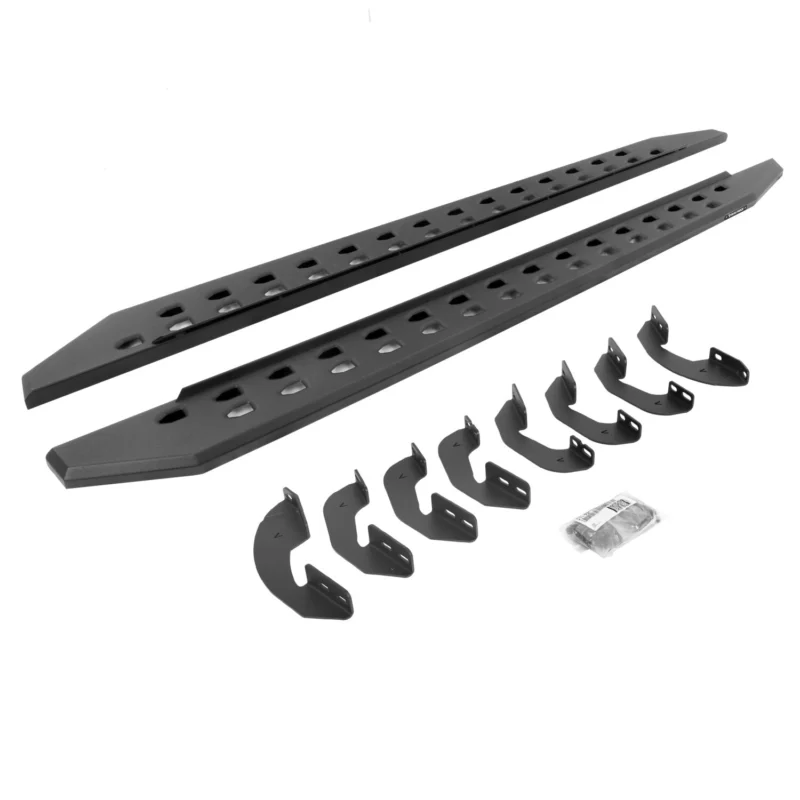 Go Rhino 69441580SPC - RB20 Running Boards, Black, Galvanized Steel