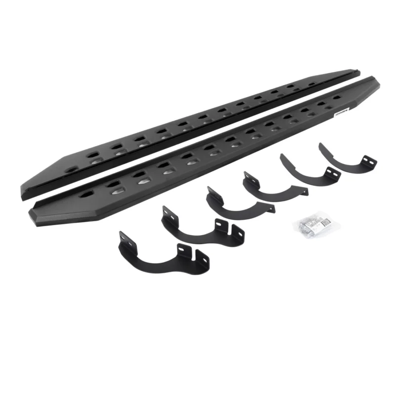Go Rhino 69442568SPC - RB20 Running Boards, Black, Galvanized Steel