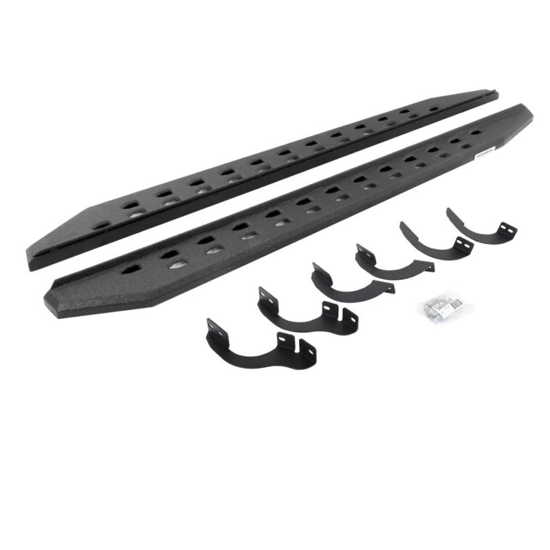 Go Rhino 69442568ST - RB20 Running Boards, Black, Protective Bedliner coating