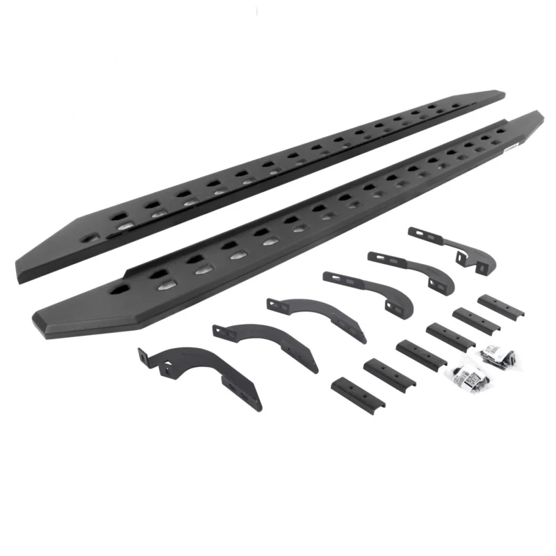 Go Rhino 69442987SPC - RB20 Running Boards, Black, Galvanized Steel